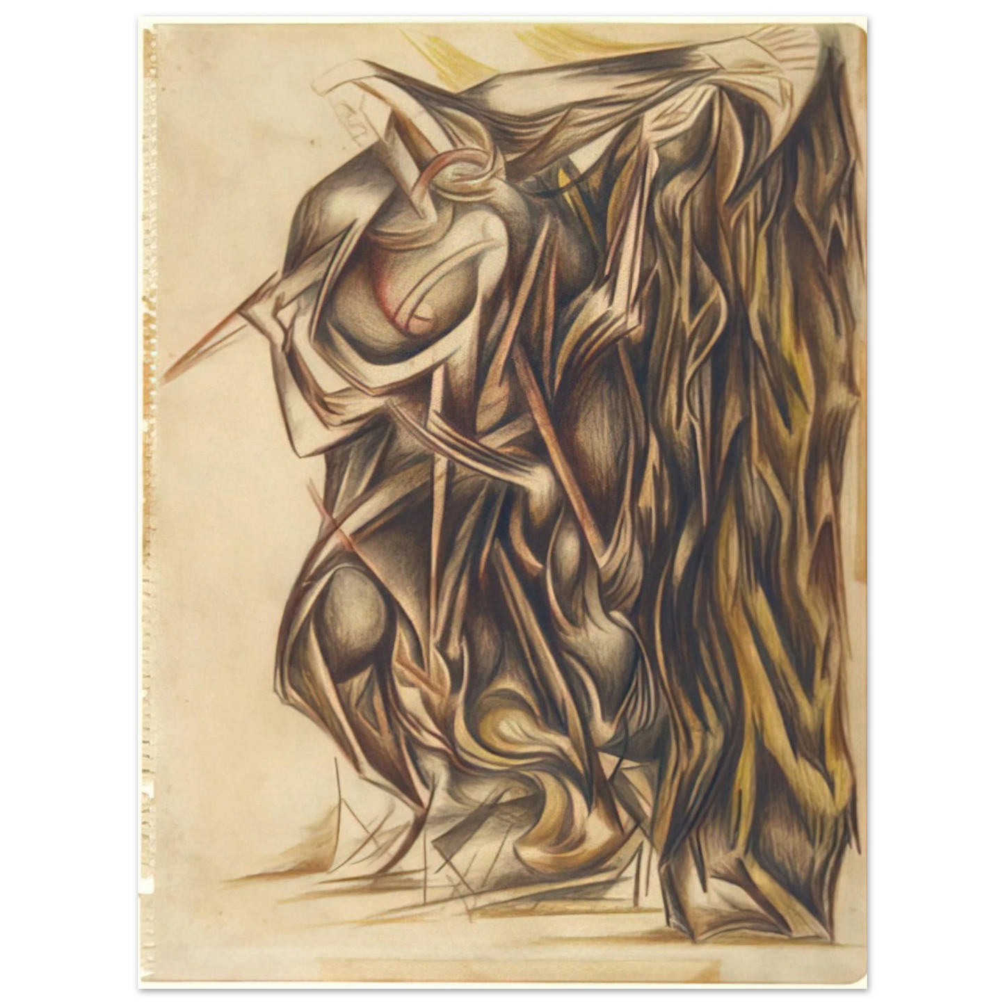 Jackson Pollock - UNTITLED 1941 Fine Art Poster - Default Title