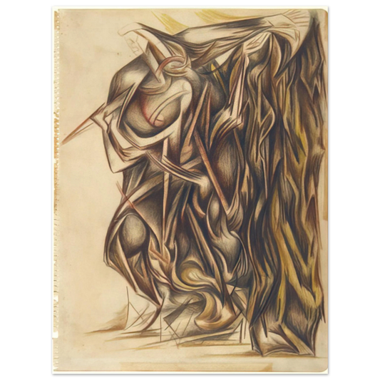 Jackson Pollock - UNTITLED 1941 Fine Art Poster - Default Title