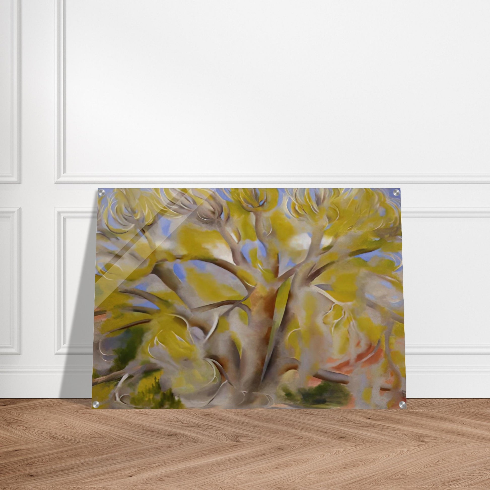Spring Tree No. 1 - Georgia O'Keeffe Acrylic Print - 70x100 cm / 28x40″ inches | Georgia O'Keeffe Wall Art | Georgia O'Keeffe Prints
