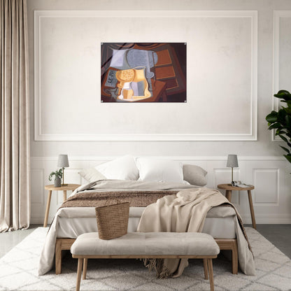 THE TABLE IN FRONT OF THE WINDOW 1921 - Juan Gris Acrylic Print - 70x100 cm / 28x40″ inches | Juan Gris Wall Art | Juan Gris Prints