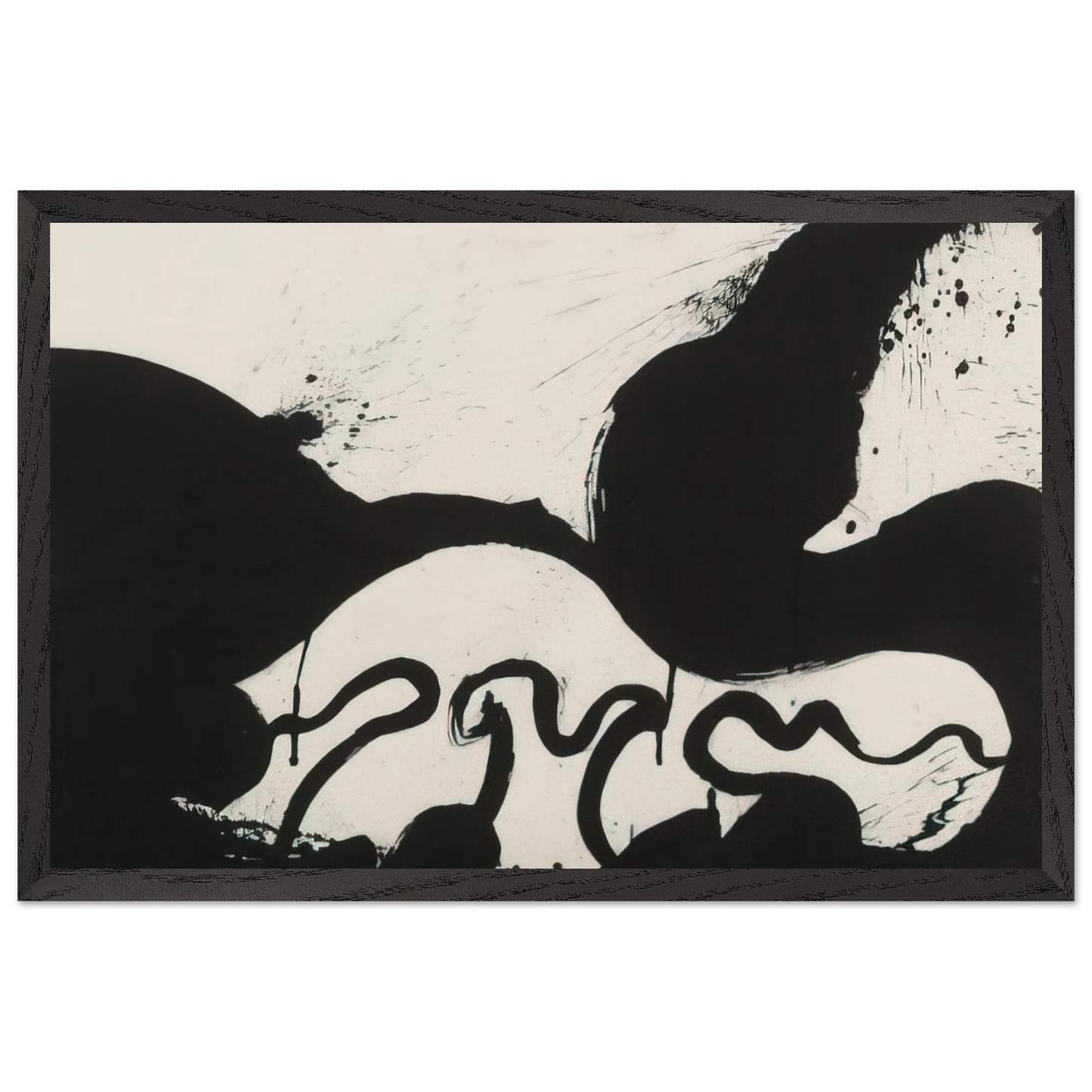 Helen Frankenthaler - Untitled - 1973 Wall art - 30x40 cm / 12x16 inches - Premium Wooden Framed Poster With Fine Art Paper - White frame
