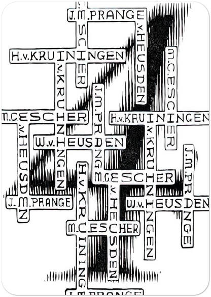 ESCHER (29) By MC Escher Pack of 10 Post Cards | MC Escher Post Cards | A6 (10.5 x 14.8 cm) - 4.1 x 5.8 inches