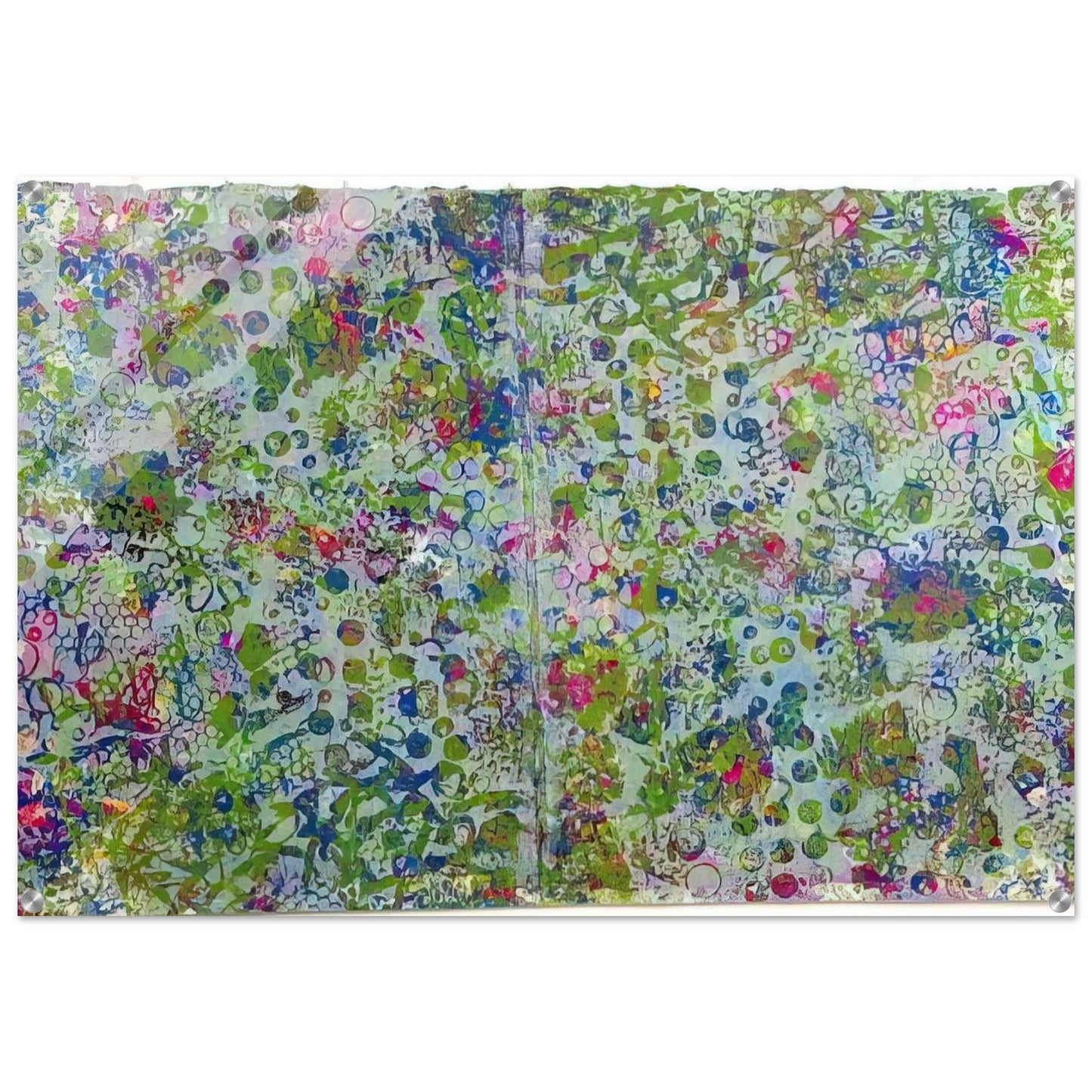 Fog In The Hollow - Sam Gilliam Acrylic Print - 70x100 cm / 28x40″ inches | Sam Gilliam Wall Art | Sam Gilliam Prints
