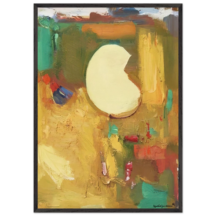 Gloriamundi - Hans Hofmann 70x100 cm / 28x40 inches Framed Art Print – Black Wooden Frame