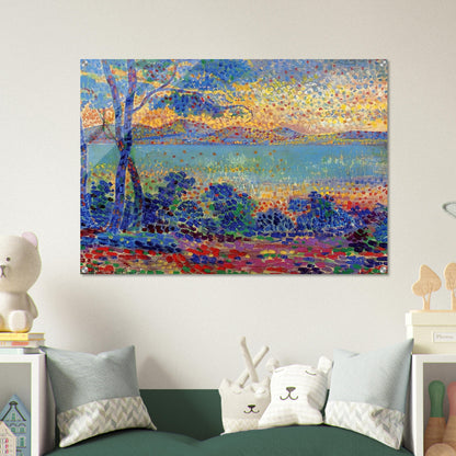 Provence Landscape - Henri-Edmond Cross Acrylic Print - 70x100 cm / 28x40″ inches