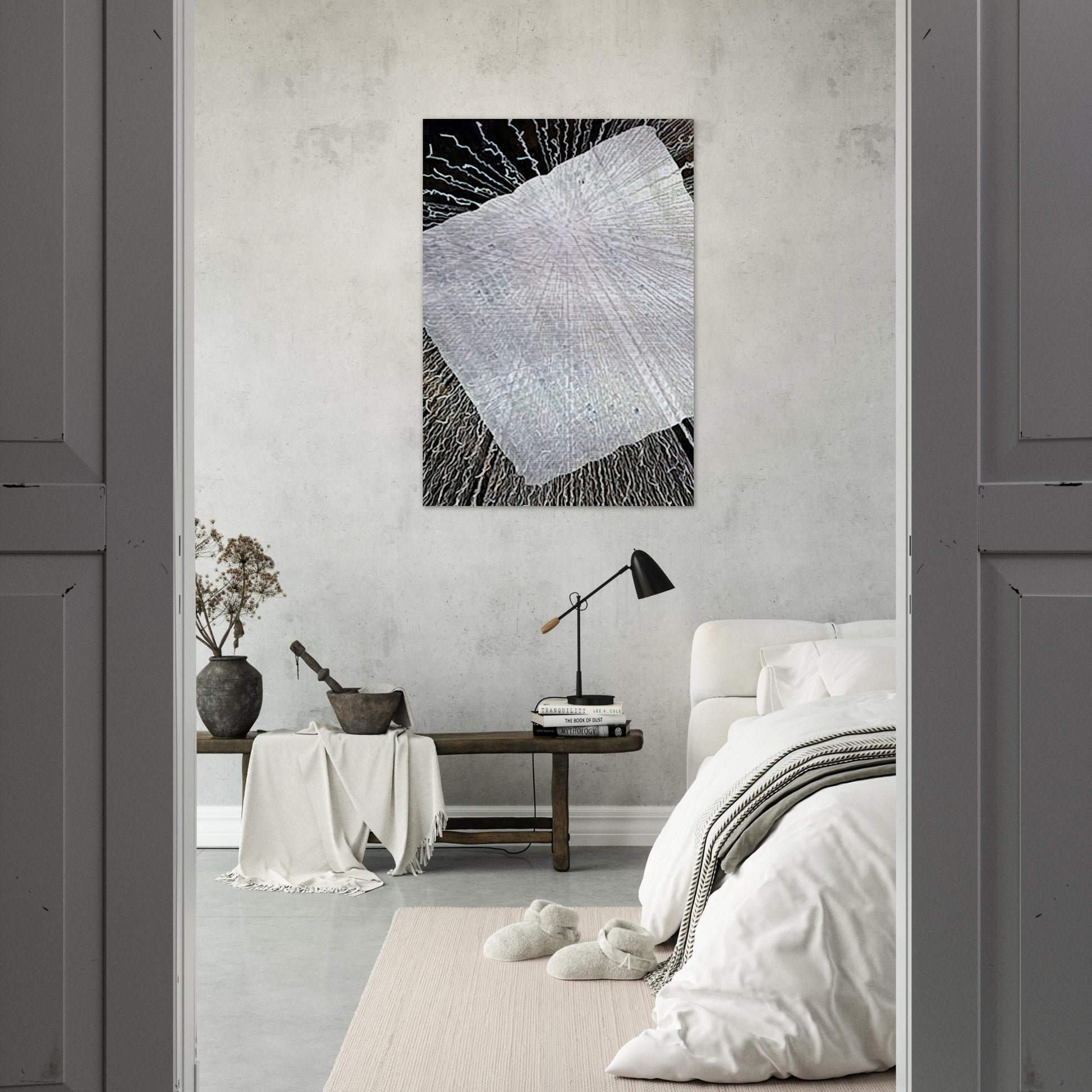 CLOUD SERIES V 1978 - Lenore Tawney Brushed Aluminum Print - 70x100 cm / 28x40 inches | Lenore Tawney Aluminum Print | Lenore Tawney Prints