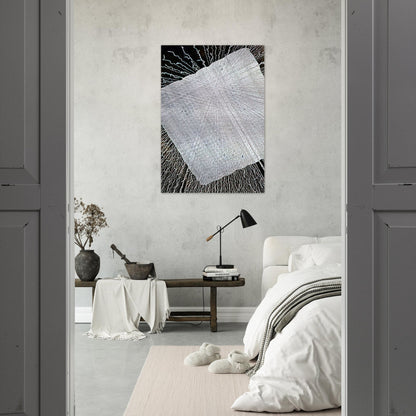 CLOUD SERIES V 1978 - Lenore Tawney Brushed Aluminum Print - 70x100 cm / 28x40 inches | Lenore Tawney Aluminum Print | Lenore Tawney Prints