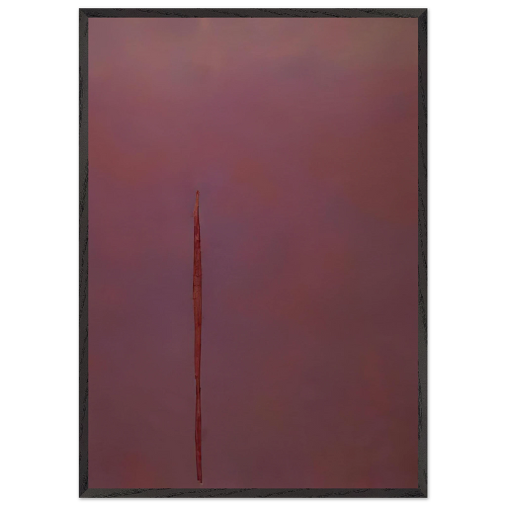 Untitled - 1971 N9 - Theodoros Stamos 70x100 cm / 28x40 inches Framed Art Print – Black Wooden Frame