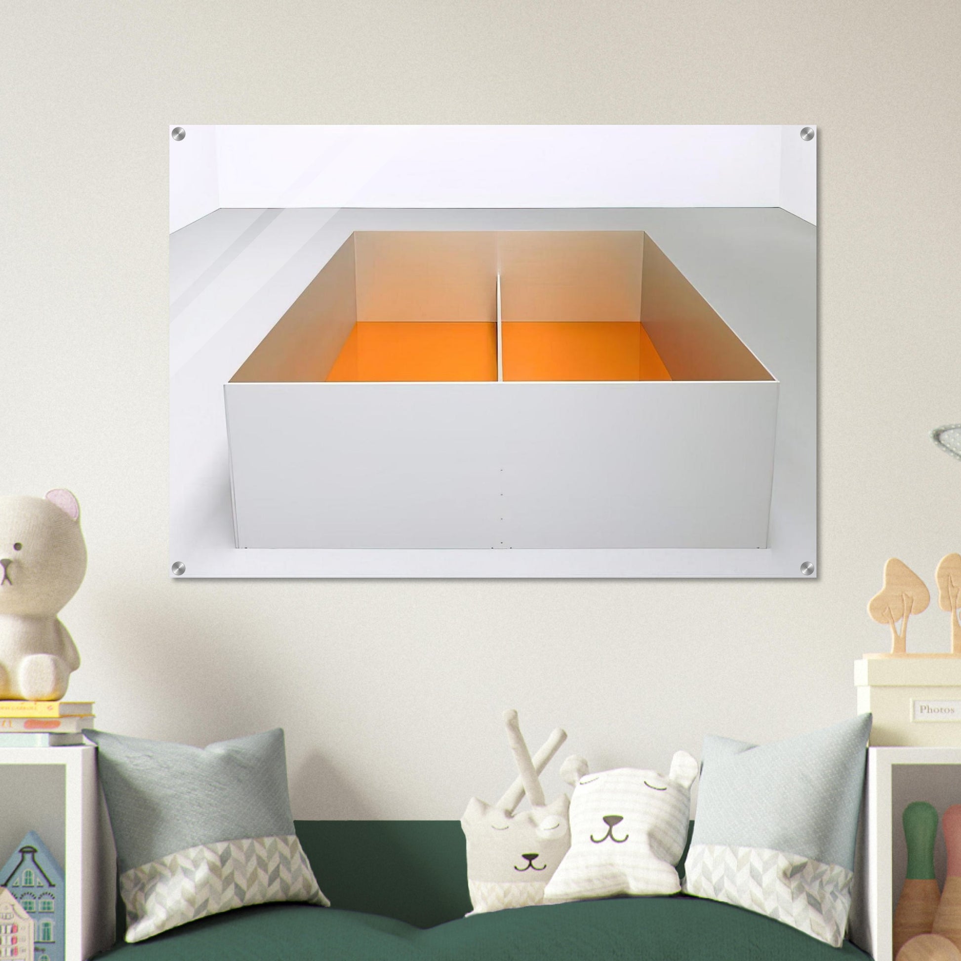 Untitled Menziken - 1989 - Donald Judd Acrylic Print - 70x100 cm / 28x40″ inches | Donald Judd Wall Art | Donald Judd Prints