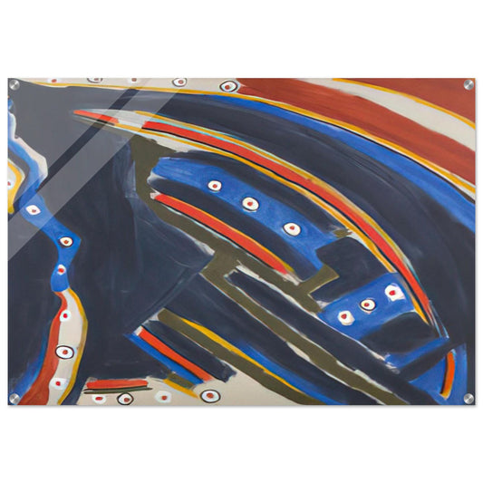 Gold Stopple Moonshot - 1972 - Betty Parsons Acrylic Print - 70x100 cm / 28x40″ inches