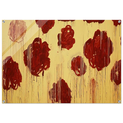 Untitled,  Blooming, A Scattering of Blossoms & Other Things  - Cy Twombly Acrylic Print - 70x100 cm / 28x40″ inches | Cy Twombly Wall Art | Cy Twombly Prints