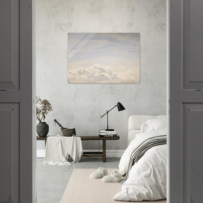 Study for Clouds I - 1979 - Neil Welliver Acrylic Print - 70x100 cm / 28x40″ inches | Neil Welliver Wall Art | Neil Welliver Prints