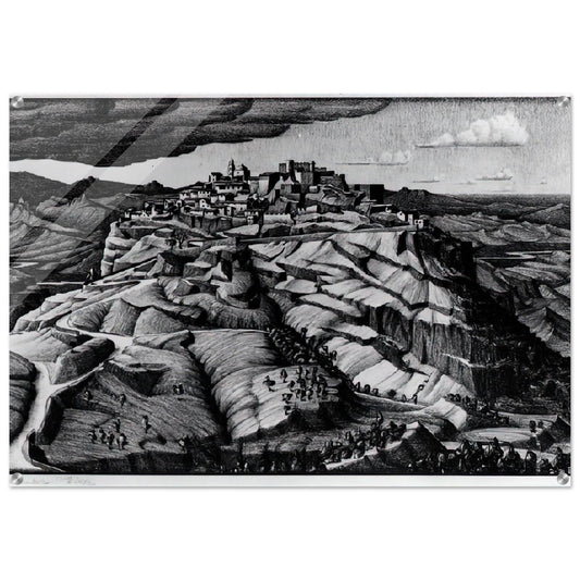 SANTA SEVERINA CALABRIA FEBRUARY 1931 1931 - MC Escher Acrylic Print - 70x100 cm / 28x40″ inches | MC Escher Wall Art | MC Escher Prints