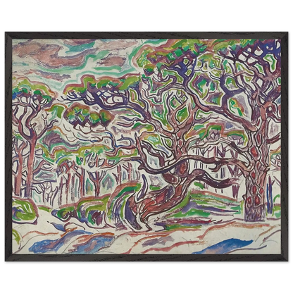 Walter Inglis Anderson - Walter Anderson Wall art - 50x70 cm / 20x28 Inches - Premium Wooden Framed Poster With Fine Art Paper - Black frame