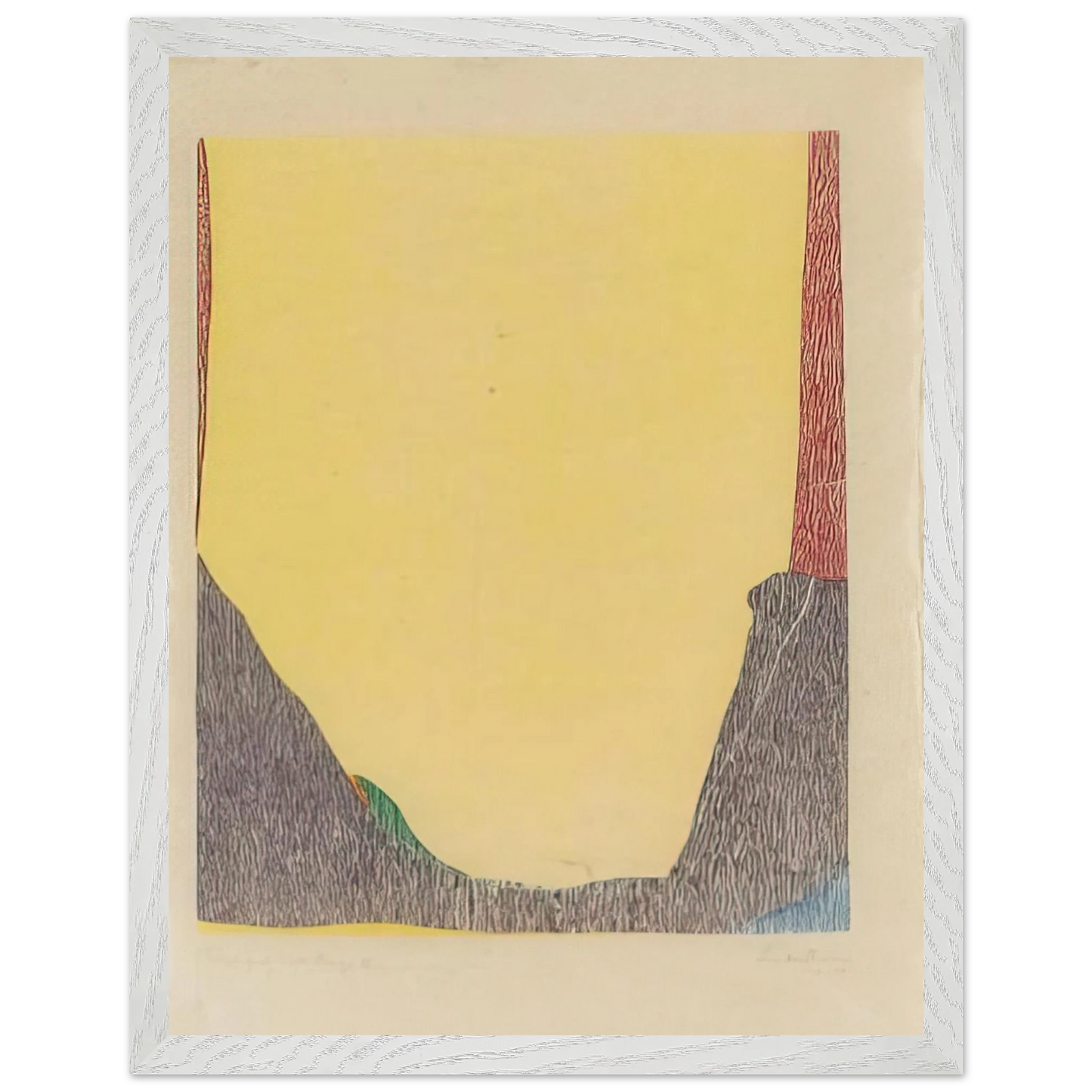 Helen Frankenthaler - East and Beyond - 1973 Wall art - 60x80 cm / 24x32 inches - Fine Art Poster - -