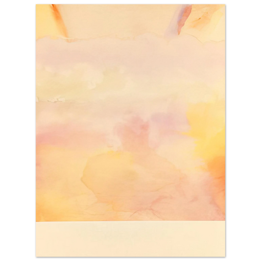 Ronnie Landfield - Pale Dunes - 1970 Fine Art Poster - Default Title