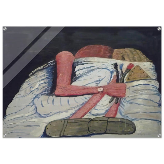 COUPLE IN BED - Philip Guston Acrylic Print - 70x100 cm / 28x40″ inches