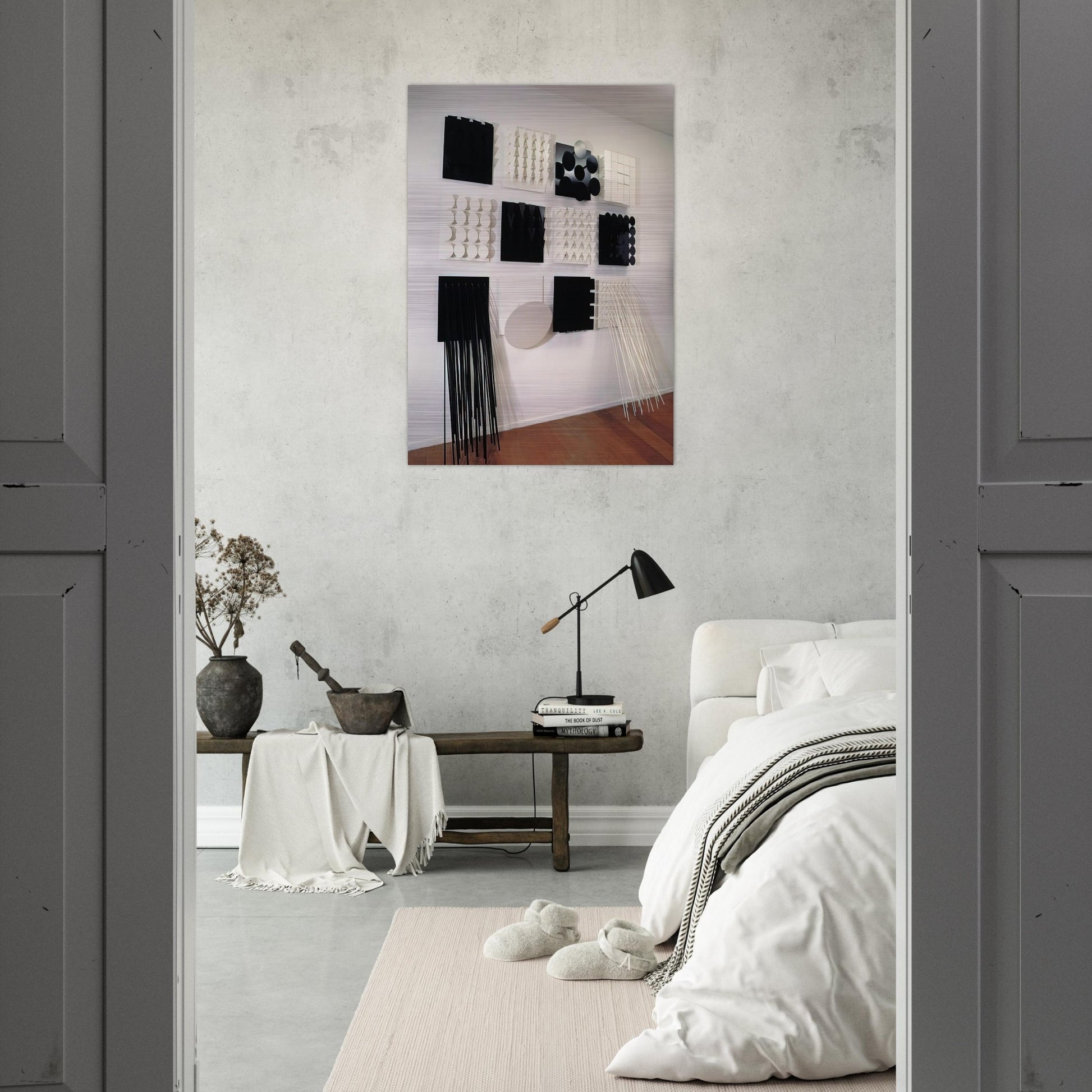 Amazonia Black and white - Neo-Concretism - Lygia Pape Brushed Aluminum Print - 70x100 cm / 28x40 inches | Lygia Pape Aluminum Print | Lygia Pape Prints