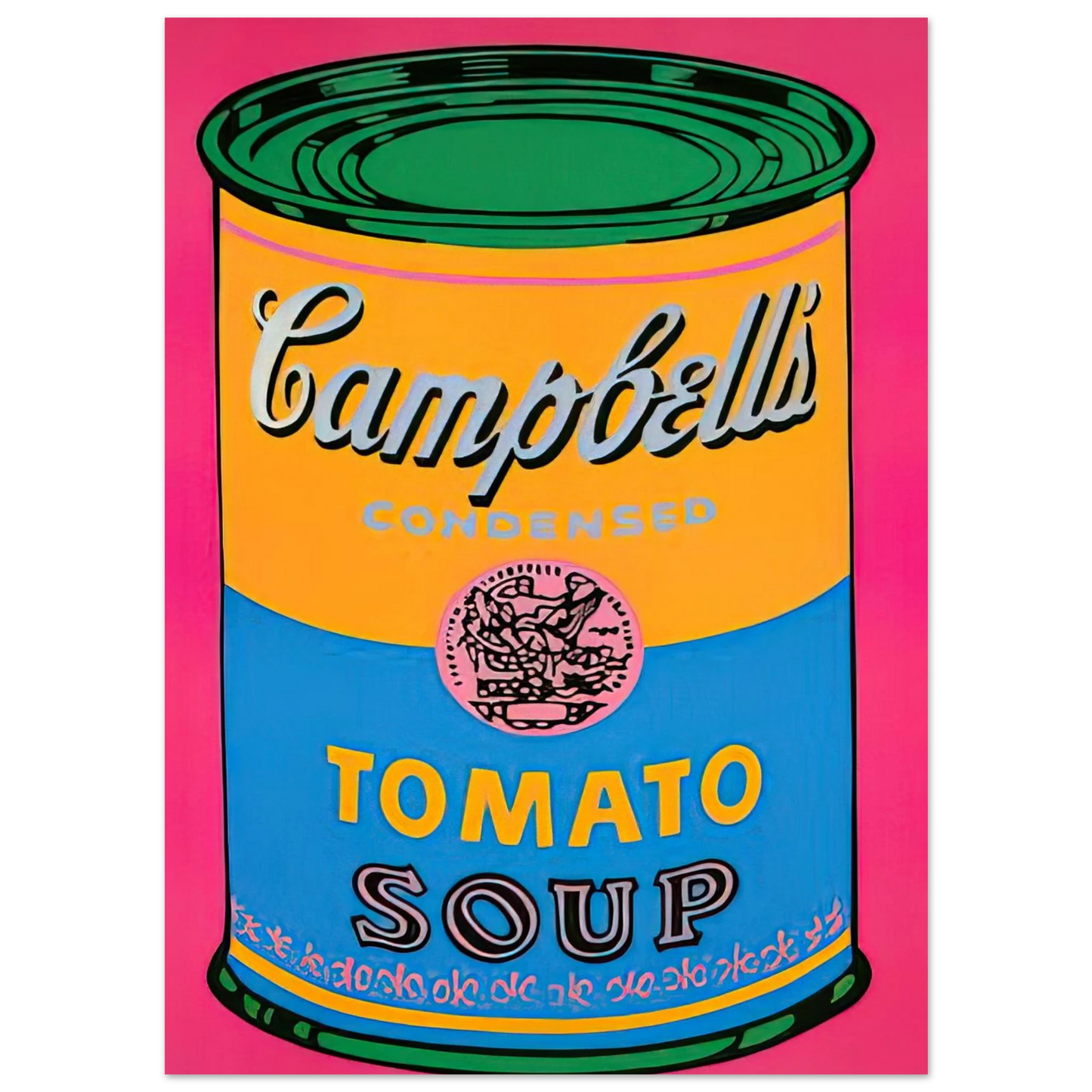 Andy Warhol - Campbell's Soup Can  Fine Art Poster - 75x100 cm / 30x40 inches