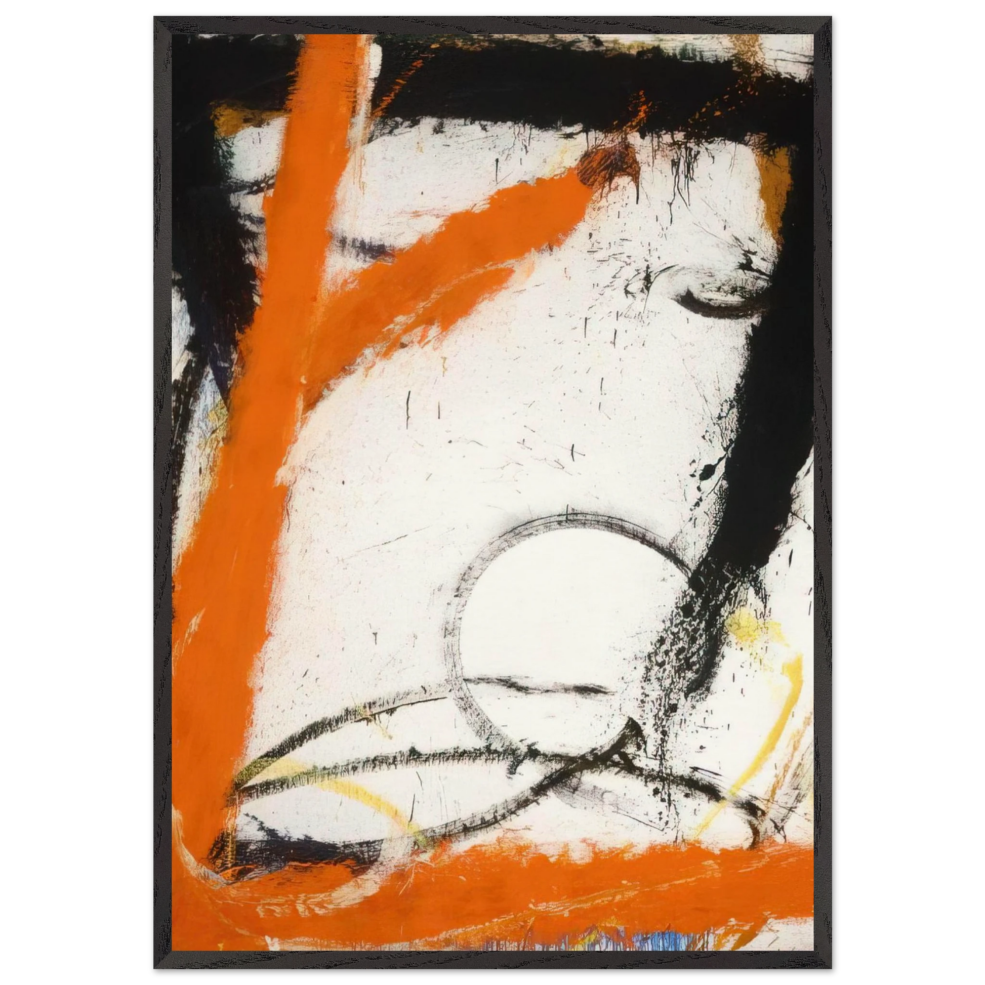 Waterloo - 1965 - Norman Bluhm Framed Art Print – Black Wooden Frame - Default Title - -Framed Art Print