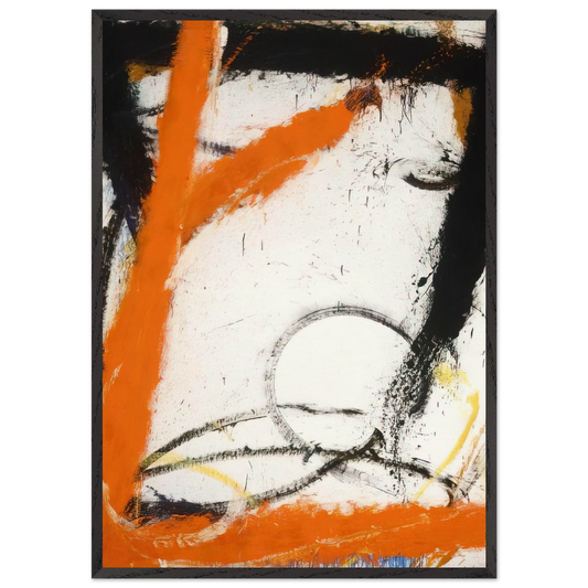 Waterloo - 1965 - Norman Bluhm Framed Art Print – Black Wooden Frame - Default Title - -Framed Art Print