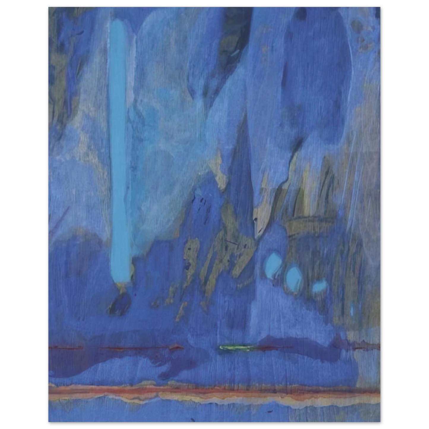 Helen Frankenthaler - Tales of Genji III - 1998 Wall art - 30x45 cm / 12x18 inches - Fine Art Poster - -
