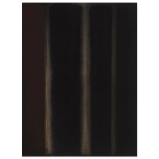 Yun Hyong-keun - Umber Black - 1974 Fine Art Poster - Default Title