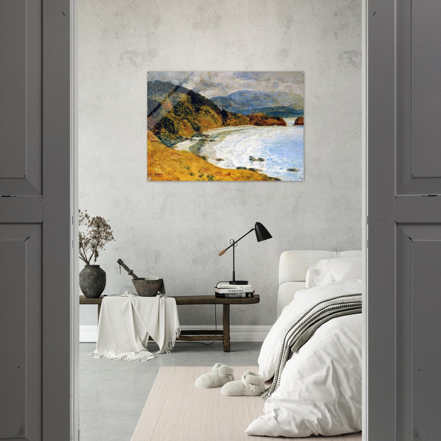 Ecola Beach, Oregon - Childe Hassam Acrylic Print - 70x100 cm / 28x40″ inches