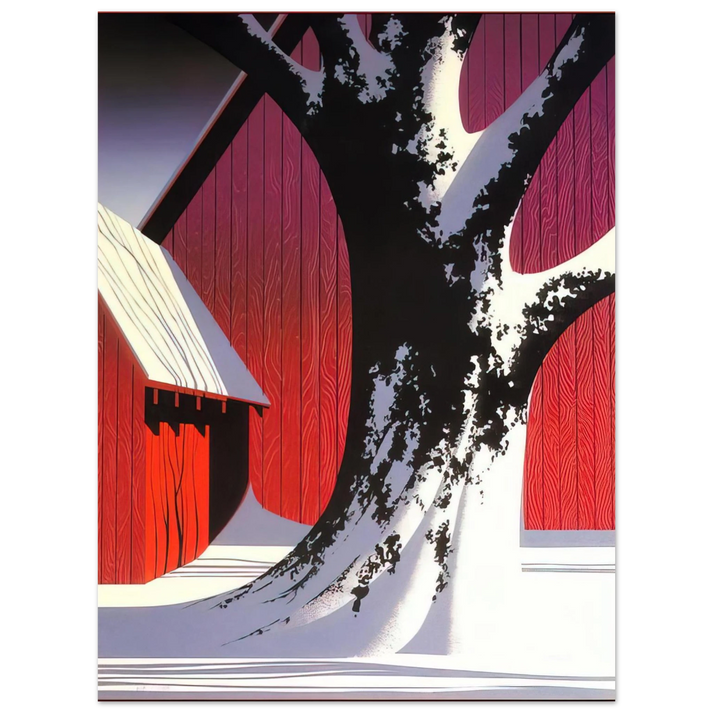 Eyvind Earle - Ruby  75x100 cm / 30x40inches Fine Art Poster