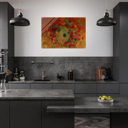 NASTURTIUMS - Odilon Redon Acrylic Print - 70x100 cm / 28x40″ inches | Odilon Redon Wall Art | Odilon Redon Prints