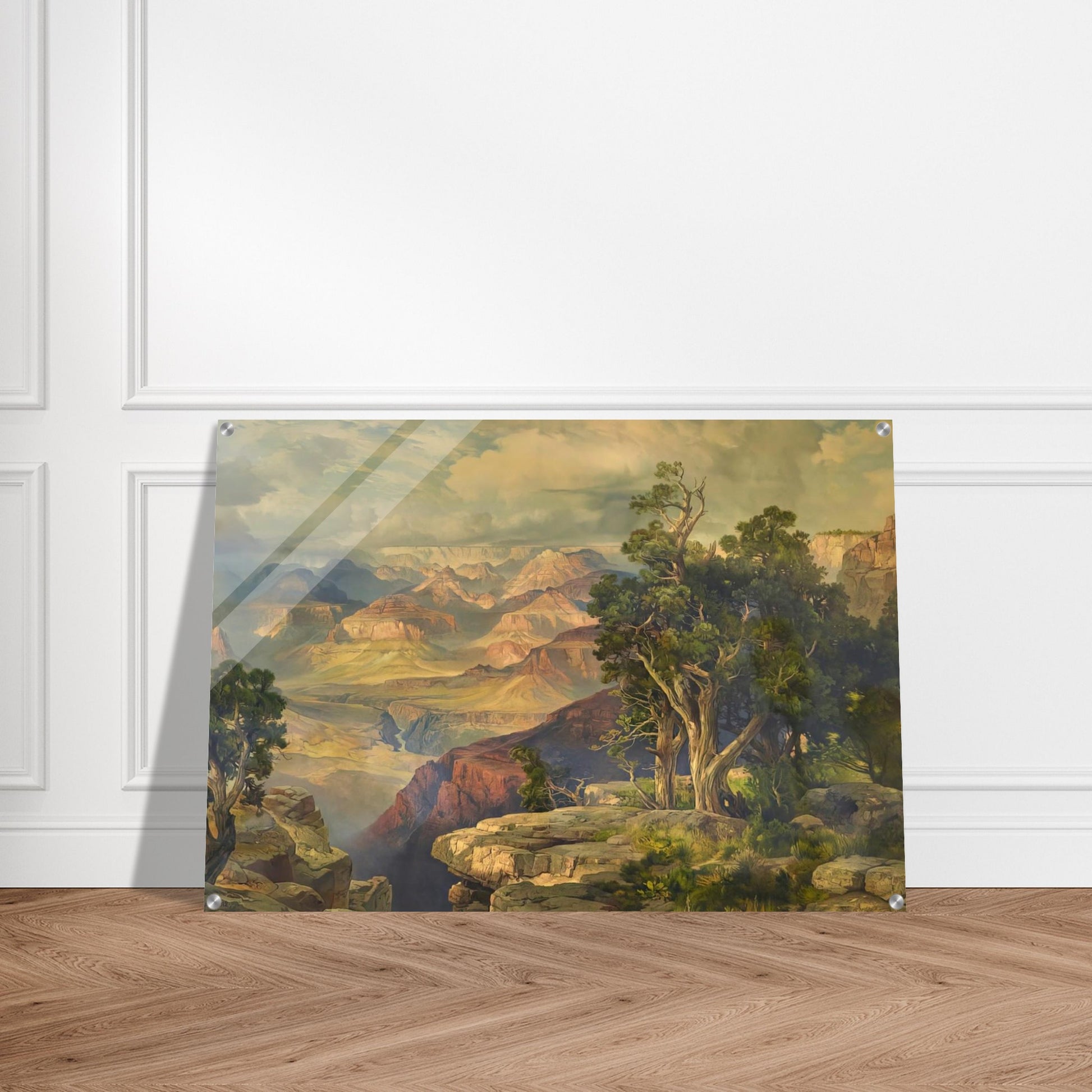 Grand Canyon from Hermit Rim Road - Thomas Moran Acrylic Print - 70x100 cm / 28x40″ inches