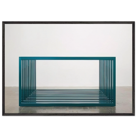 Untitled - 1966 N2 - Donald Judd 70x100 cm / 28x40 inches Framed Art Print – Black Wooden Frame