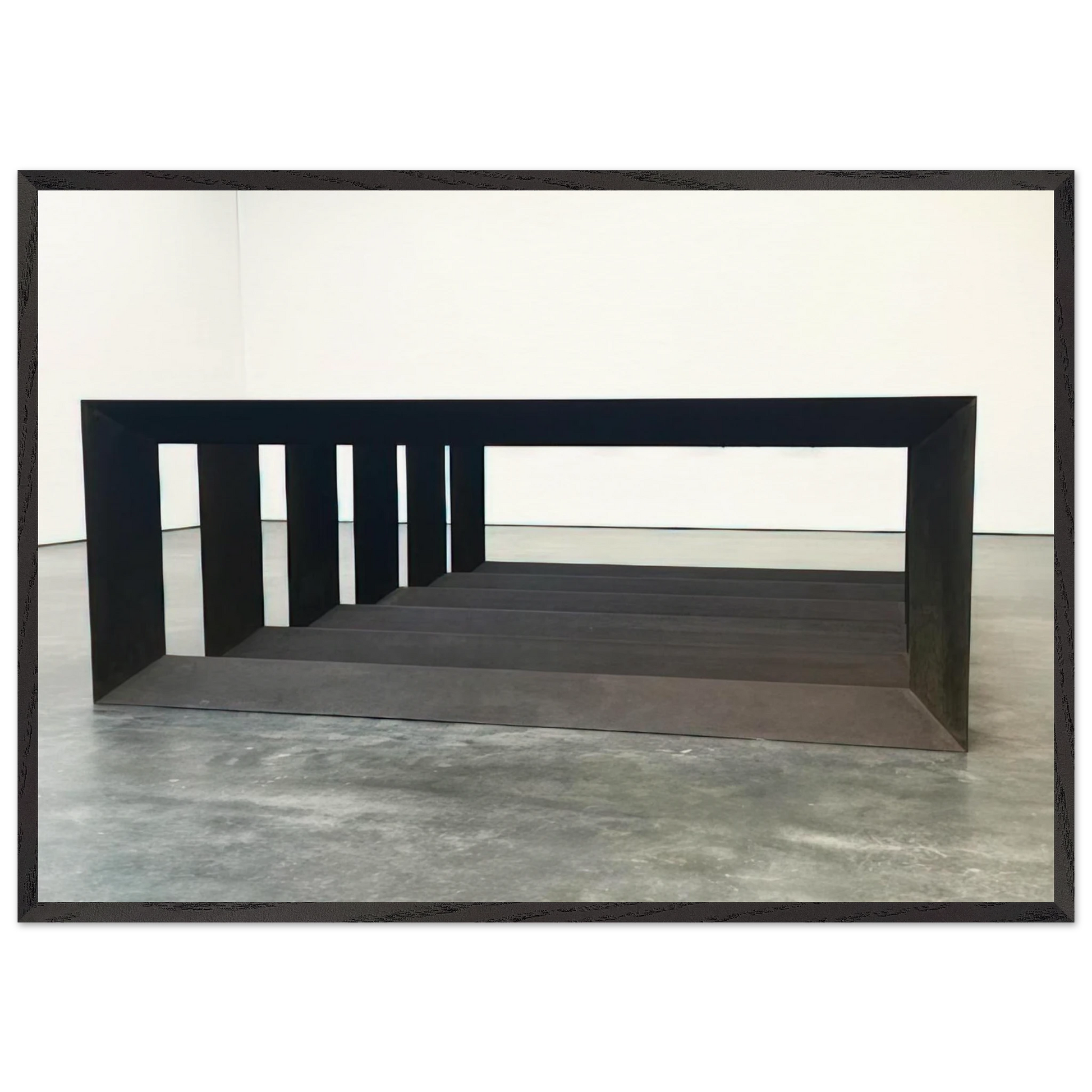 Untitled JUDDO0517 - 1979 - Donald Judd Framed Art Print – Black Wooden Frame - Default Title - -Framed Art Print