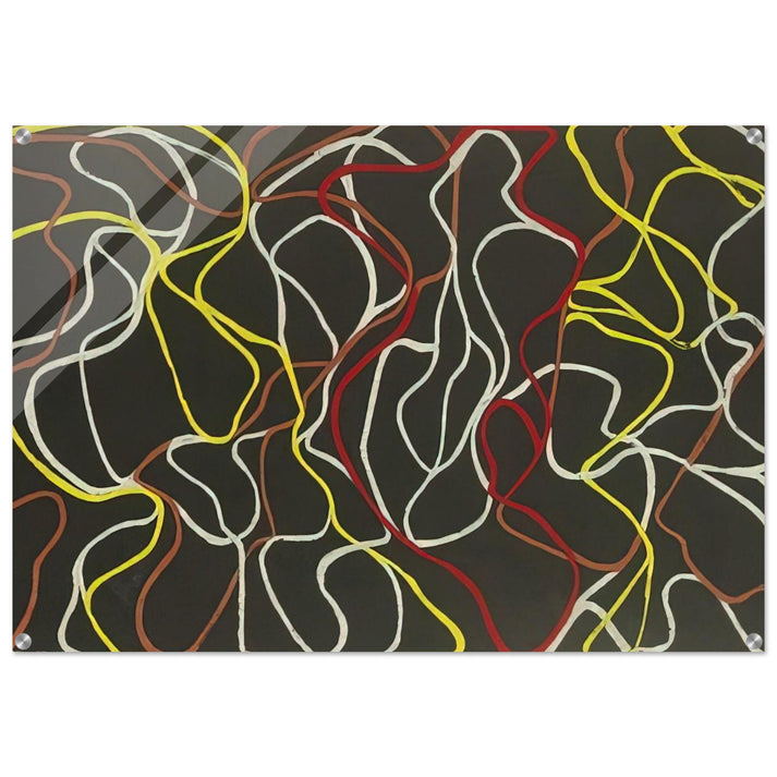 Beyond Eagles Mere 2 - 2001 - Brice Marden Acrylic Print - 70x100 cm / 28x40″ inches