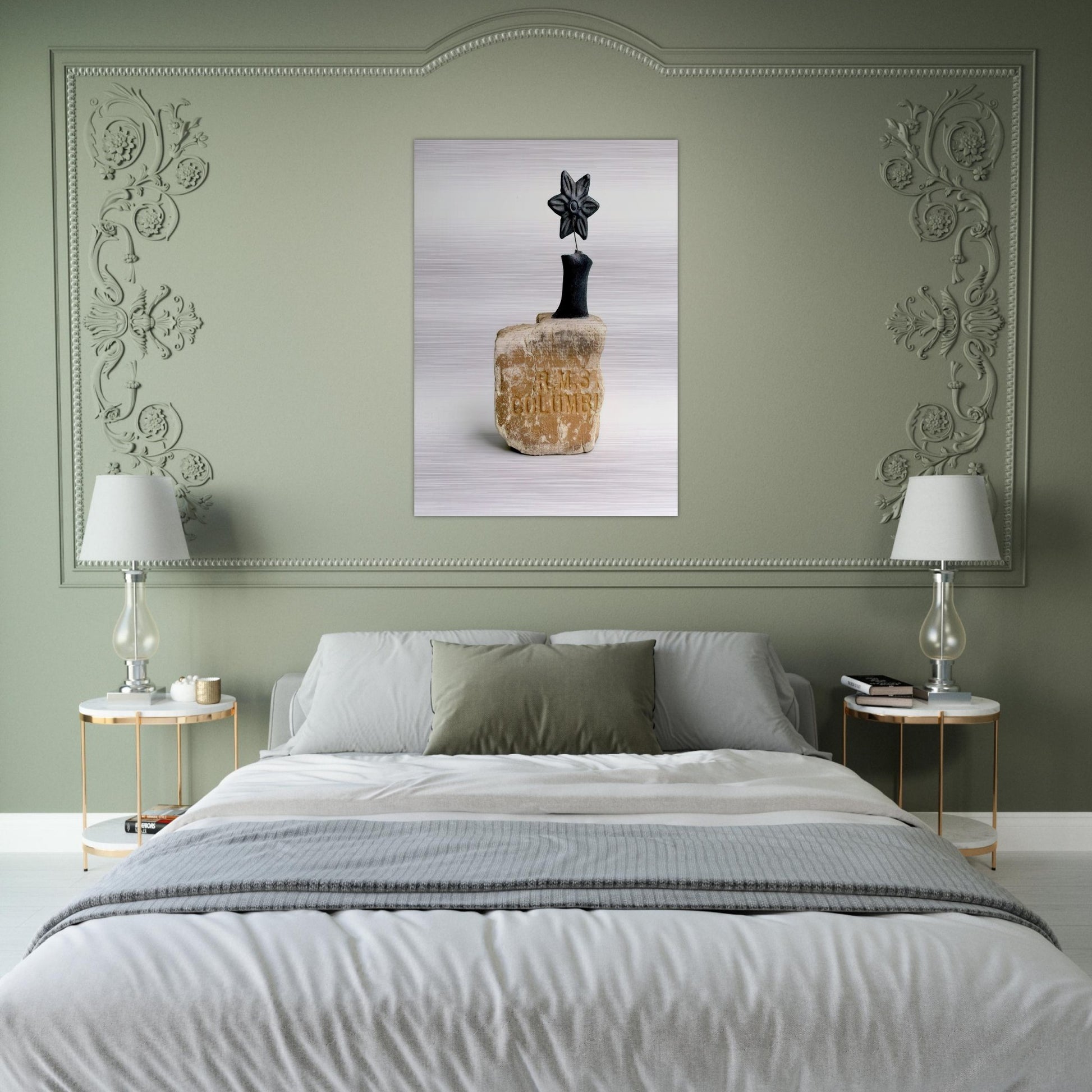 UNTITLED 1995 - Robert Rauschenberg Brushed Aluminum Print - 70x100 cm / 28x40 inches | Robert Rauschenberg Aluminum Print | Robert Rauschenberg Prints