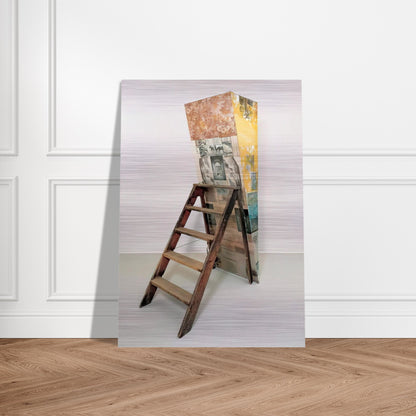 PATRICIAN BARNACLE SCALE 1981 - Robert Rauschenberg Brushed Aluminum Print - 70x100 cm / 28x40 inches | Robert Rauschenberg Aluminum Print | Robert Rauschenberg Prints