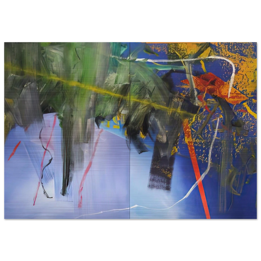 CLOUDS 1982 - Gerhard Richter Brushed Aluminum Print - 70x100 cm / 28x40 inches | Gerhard Richter Aluminum Print | Gerhard Richter Prints