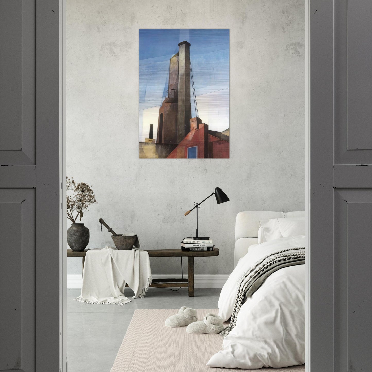 Aucassin and Nicolette - 1921 - Charles Demuth Brushed Aluminum Print - 70x100 cm / 28x40 inches | Charles Demuth Aluminum Print | Charles Demuth Prints