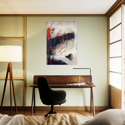 Mathematics - 1962 - Norman Bluhm Brushed Aluminum Print - 70x100 cm / 28x40 inches | Norman Bluhm Aluminum Print | Norman Bluhm Prints