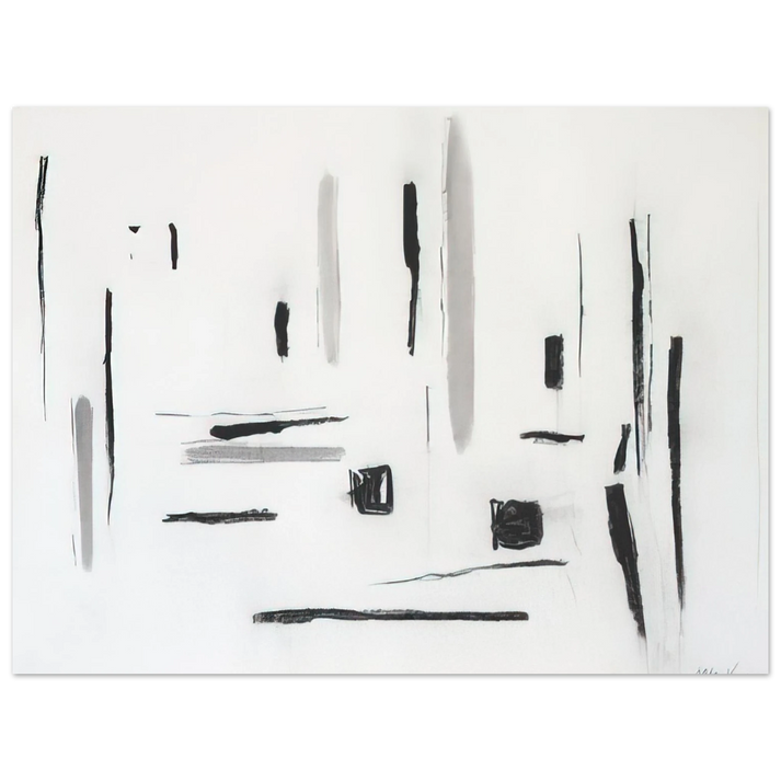 Esteban Vicente - UNTITLED 1977  75x100 cm / 30x40inches Fine Art Poster