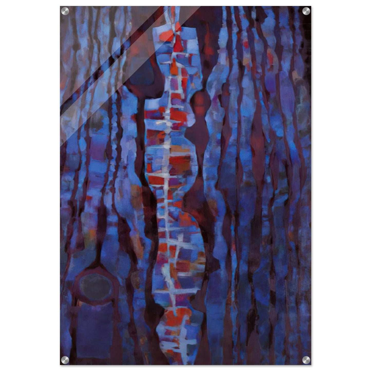 L'offrande de la Terre ou Hommage à Teilhard de Chardin - 1962 - Alfred Manessier Acrylic Print - 70x100 cm / 28x40″ inches | Alfred Manessier Wall Art | Alfred Manessier Prints