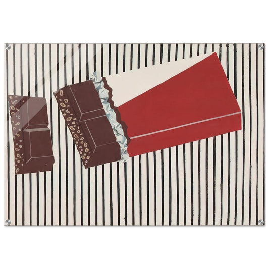 CHOCOLATE PAINTING SCHOKOLADENBILD 1964 - Sigmar Polke Acrylic Print - 70x100 cm / 28x40″ inches