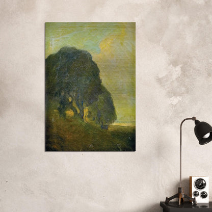 Landscape - Tonalism - Xavier Martinez Brushed Aluminum Print - 70x100 cm / 28x40 inches | Xavier Martinez Aluminum Print | Xavier Martinez Prints