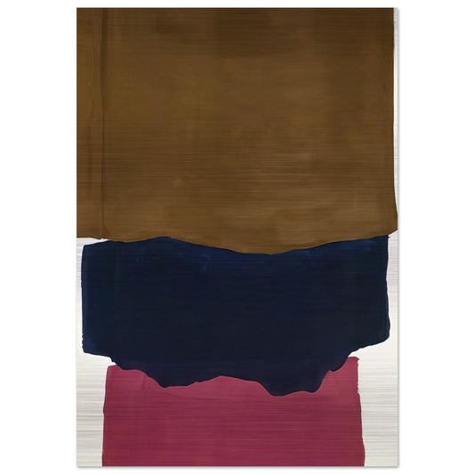 Indian Summer - 1967 - Helen Frankenthaler Brushed Aluminum Print - 70x100 cm / 28x40 inches | Helen Frankenthaler Aluminum Print | Helen Frankenthaler Prints