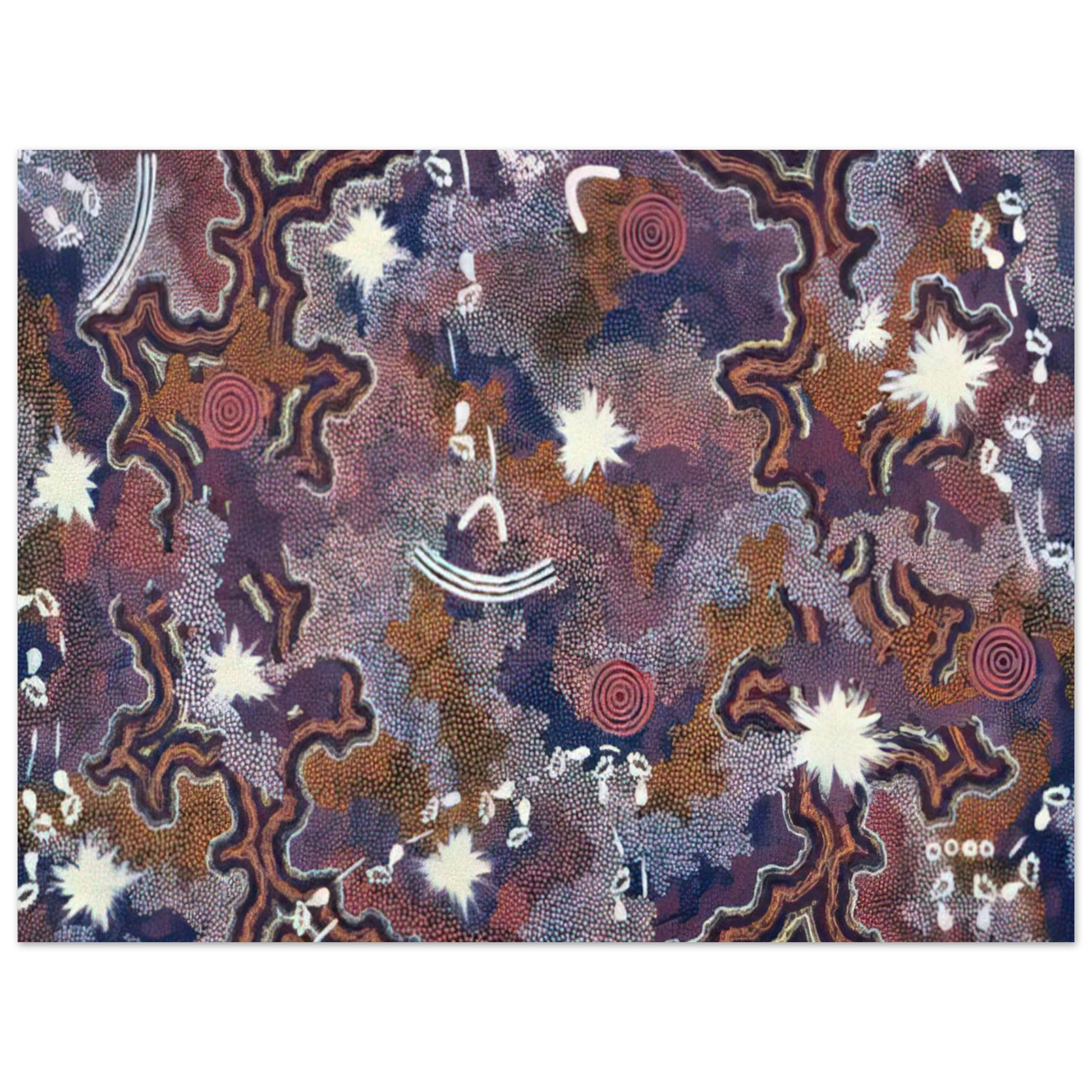 Clifford Possum Tjapaltjarri - Ngarlu - 1994 Fine Art Poster - Default Title