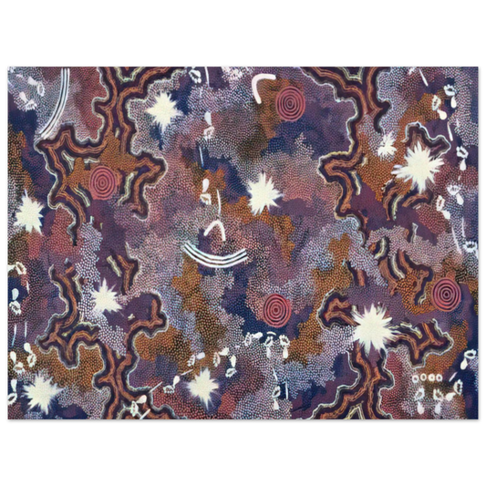 Clifford Possum Tjapaltjarri - Ngarlu - 1994 Fine Art Poster - Default Title