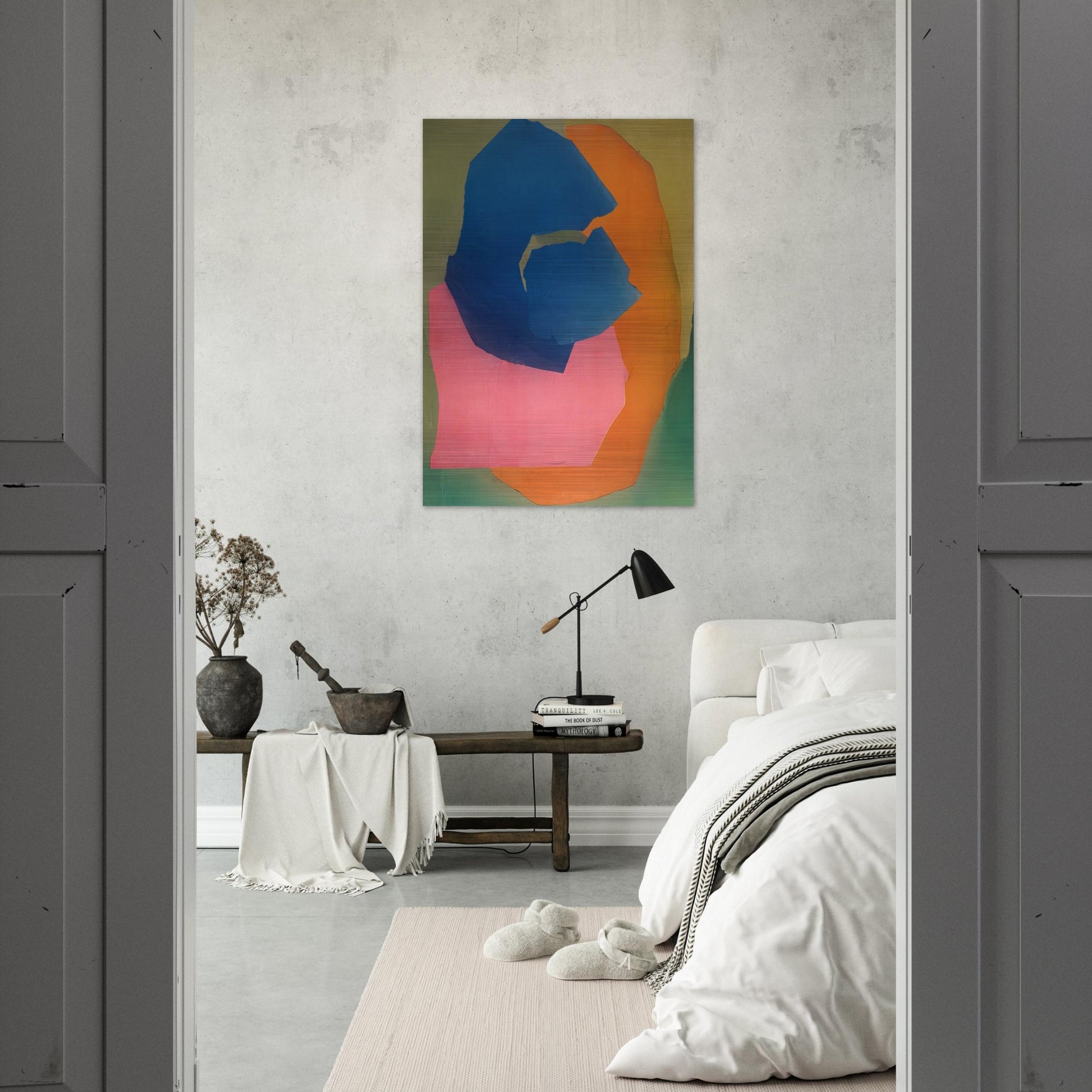 KALANI HAWAII 1969 - Esteban Vicente Brushed Aluminum Print - 70x100 cm / 28x40 inches | Esteban Vicente Aluminum Print | Esteban Vicente Prints