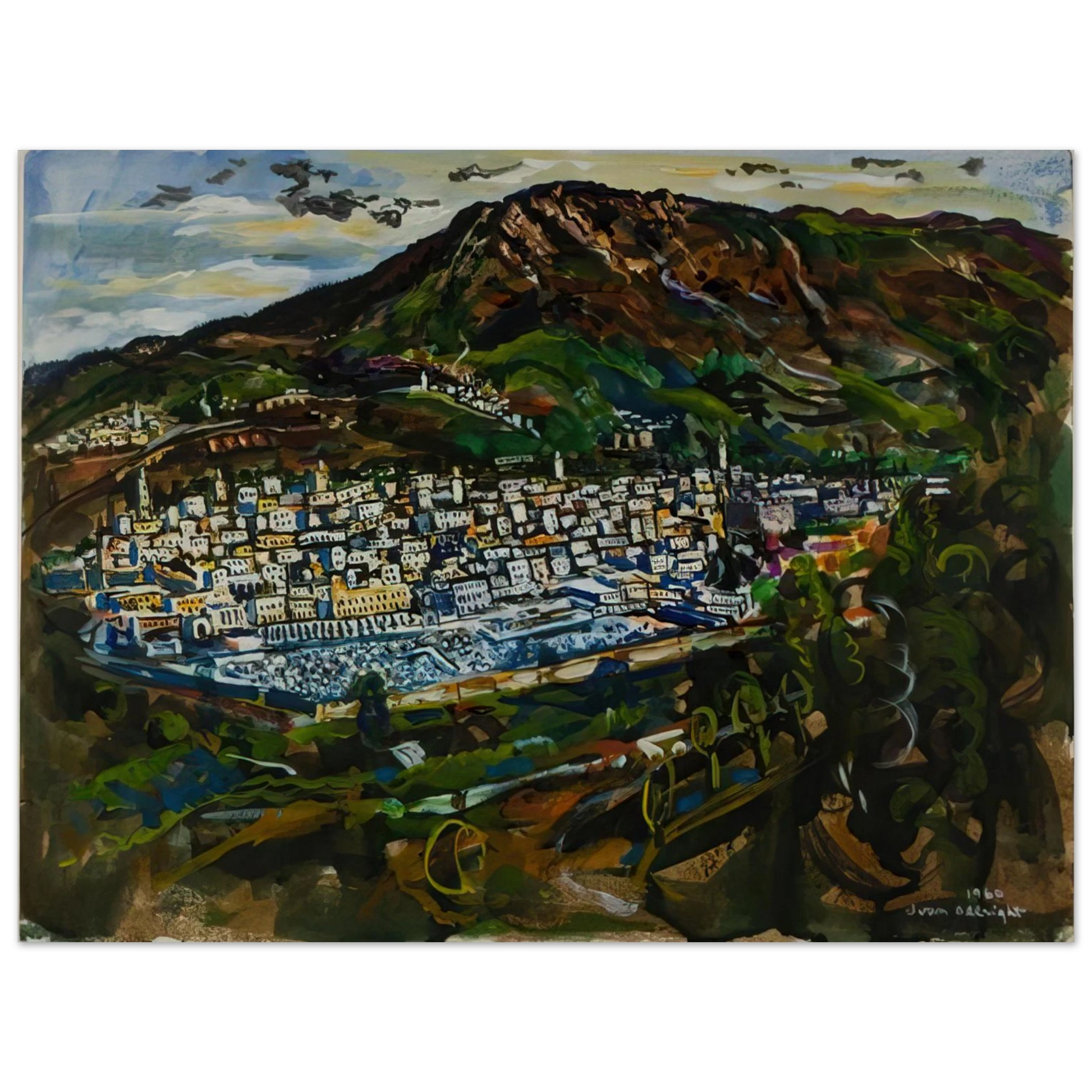 Ivan Albright - FEZ MOROCCO 1960 Fine Art Poster - Default Title