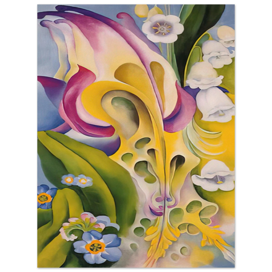 Georgia O'Keeffe - From the Old Garden No 2 Fine Art Poster - 13x18 cm / 5x7 inches