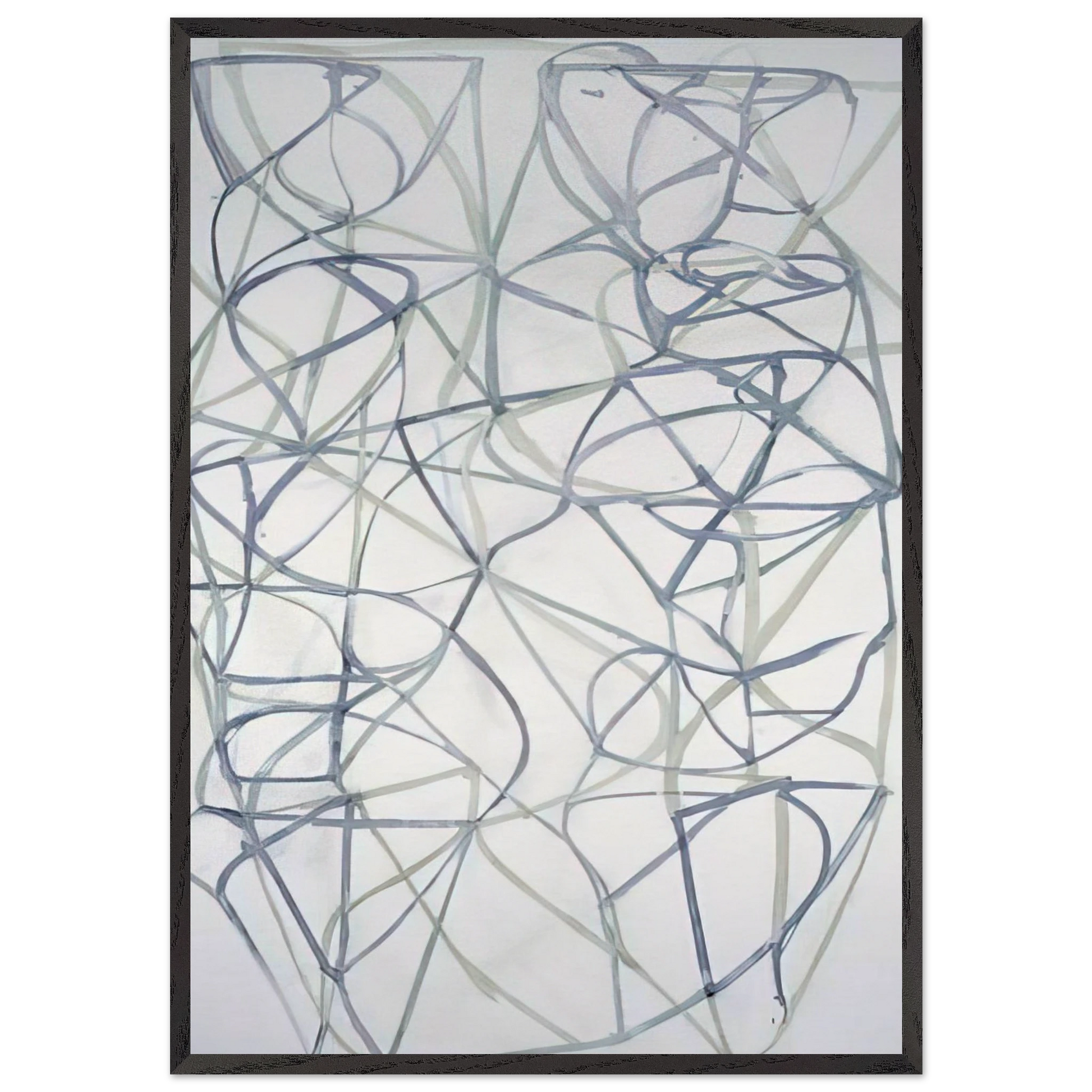 Couplet III - 1989 - Brice Marden Framed Art Print – Black Wooden Frame - Default Title - -Framed Art Print